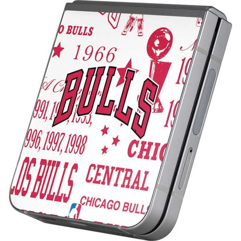 NBA Chicago Bulls Historic Blast Galaxy Z Flip6 Skin